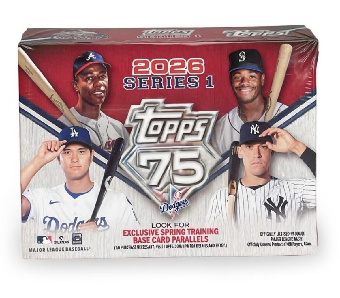 Amazon.com: 2026 Topps Series 1 Baseball Sealed 75th Anniversary